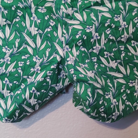 J. Crew Shorts Floral Green Size 10 - Picture 6 of 10